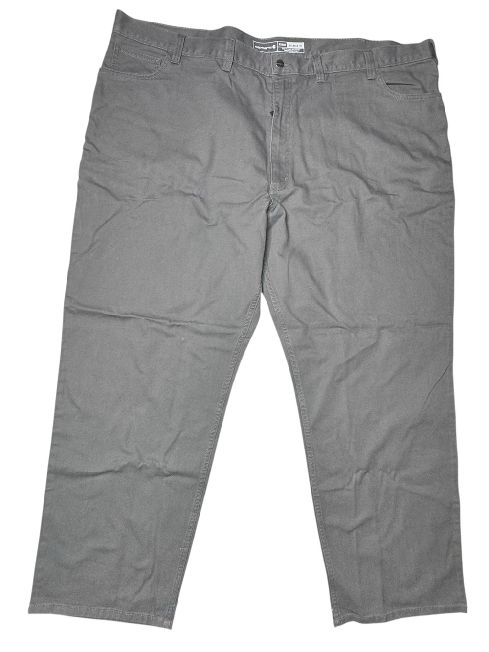 Carhartt Rugged Flex Relaxed Fit Canvas Work Pants Men’s 52x32 Gray